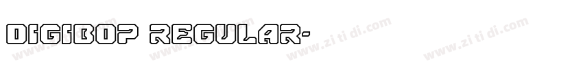 DigiBop Regular字体转换